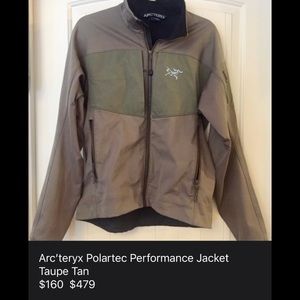 Men’s M Arc’teryx Polartec Performance Jacket